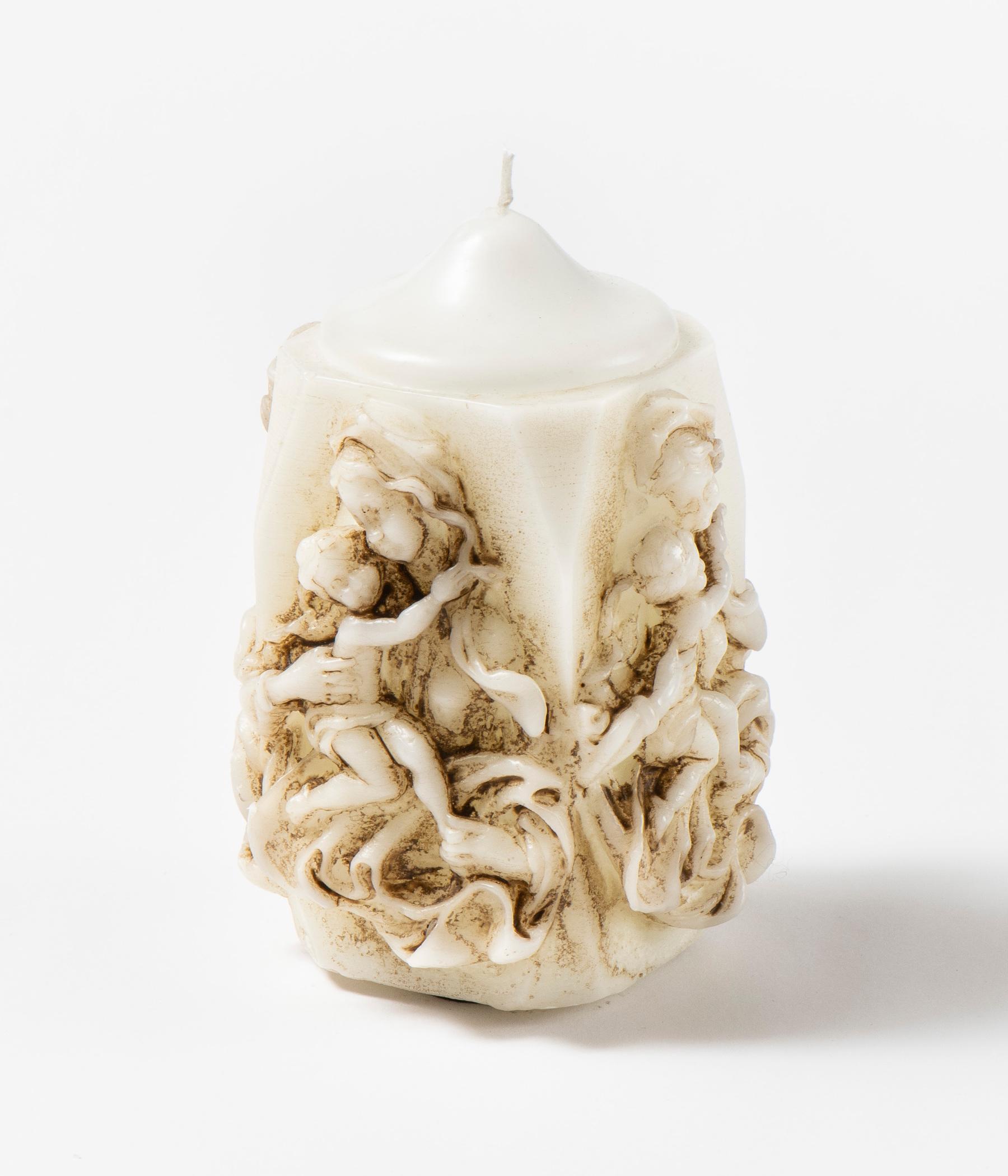 Madonna candle - CARVED line