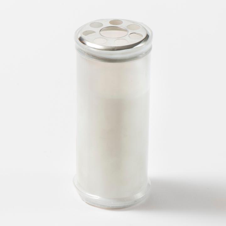 Opaline candle white paste