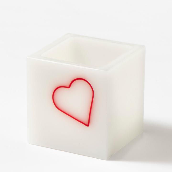 Square vase - VALENTINE'S DAY line