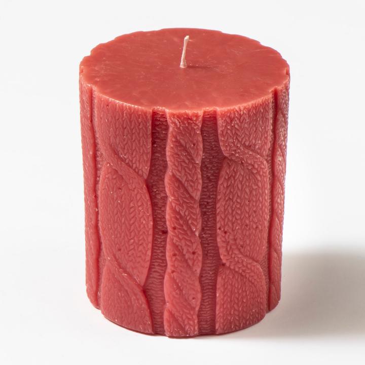 Knitting candle