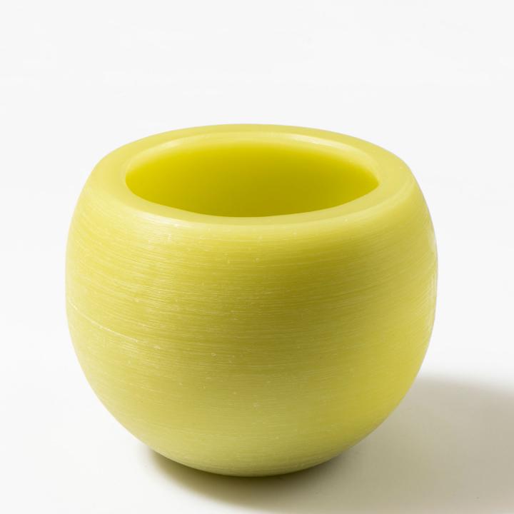 Big spherical wax vase - ABAT JOUR line