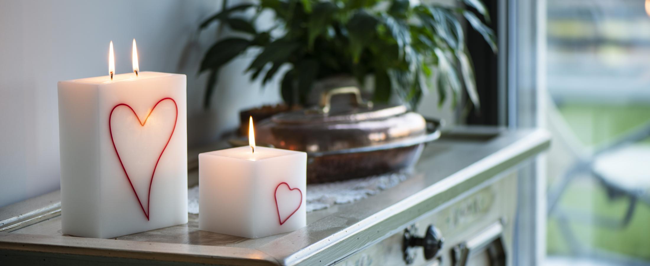 candela cuore san valentino 2